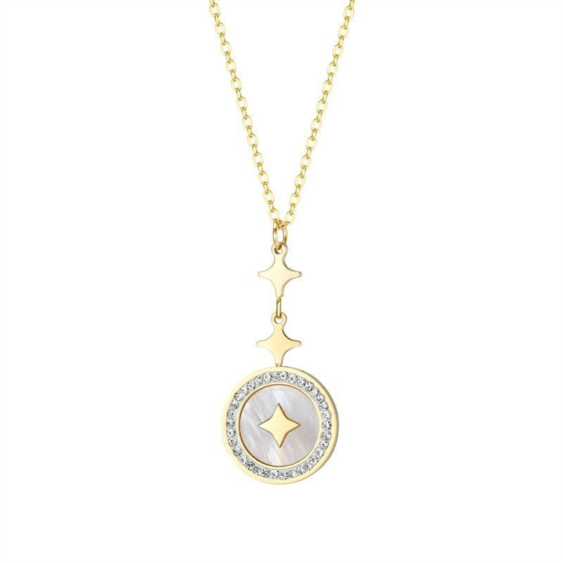 Rose Gold Star Necklace for Women