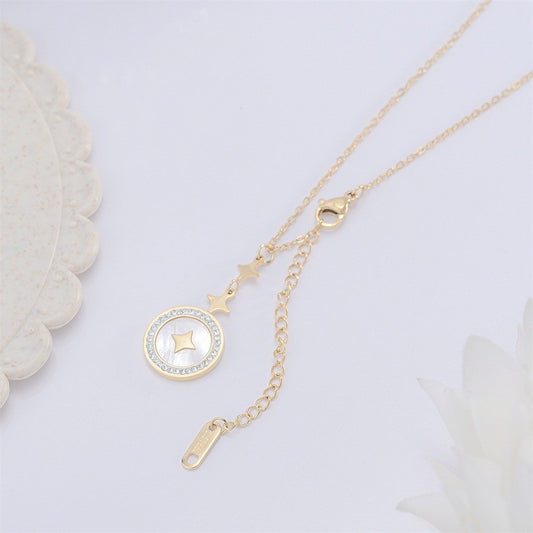 Rose Gold Star Necklace for Women