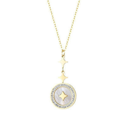 Rose Gold Star Necklace for Women