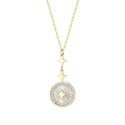 Rose Gold Star Necklace for Women